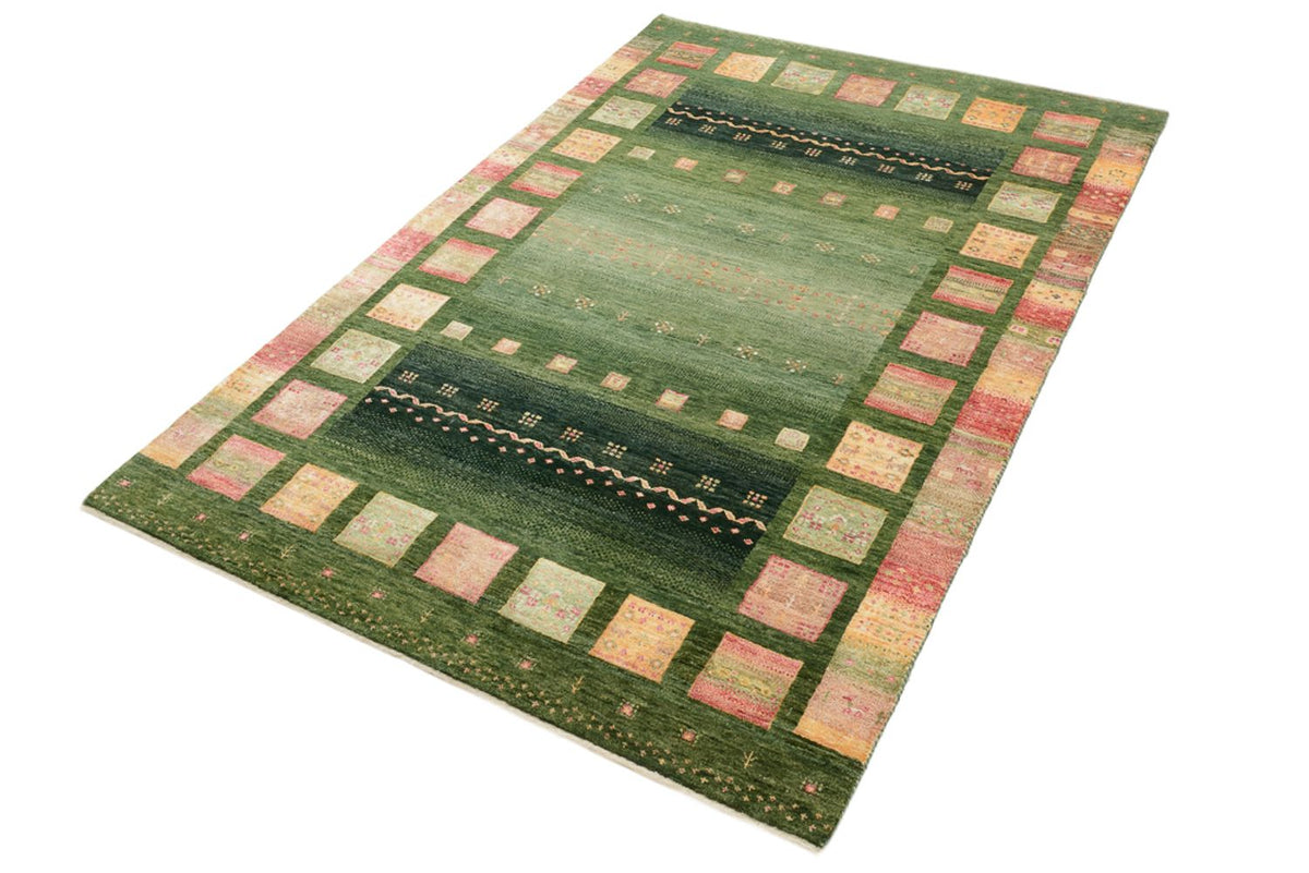 Indo Loribaft Teppich 127x183cm - Wollteppich