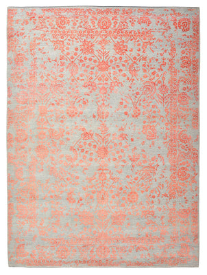 Designer Teppich - 372 x 275 cm - rosa