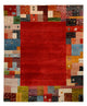 Gabbeh Teppich - Loribaft Indus - 294 x 247 cm - rot