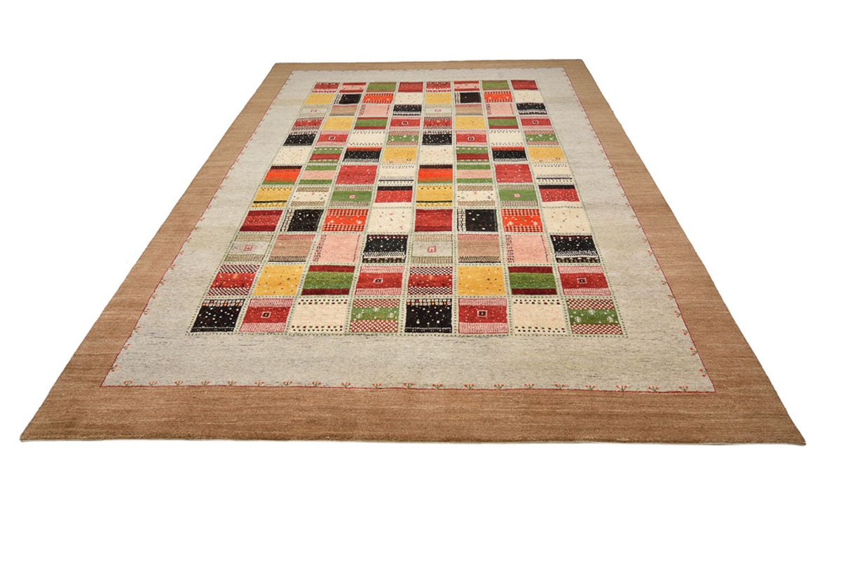 Gabbeh Teppich - Loribaft Indus - 340 x 243 cm - mehrfarbig