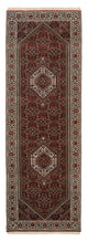 Läufer Perser - Bidjar - 246 x 79 cm - bordeauxrot