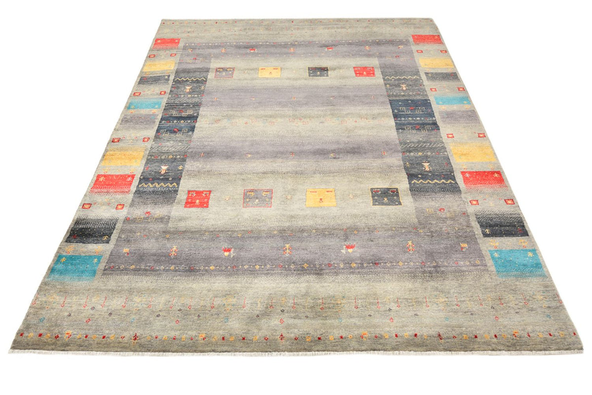 Gabbeh Teppich - Loribaft Indus - 241 x 175 cm - sand