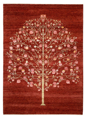 Gabbeh Teppich - Loribaft Indus - 243 x 176 cm - rot