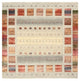 Gabbeh Teppich - Loribaft Indus quadratisch  - 205 x 204 cm - creme