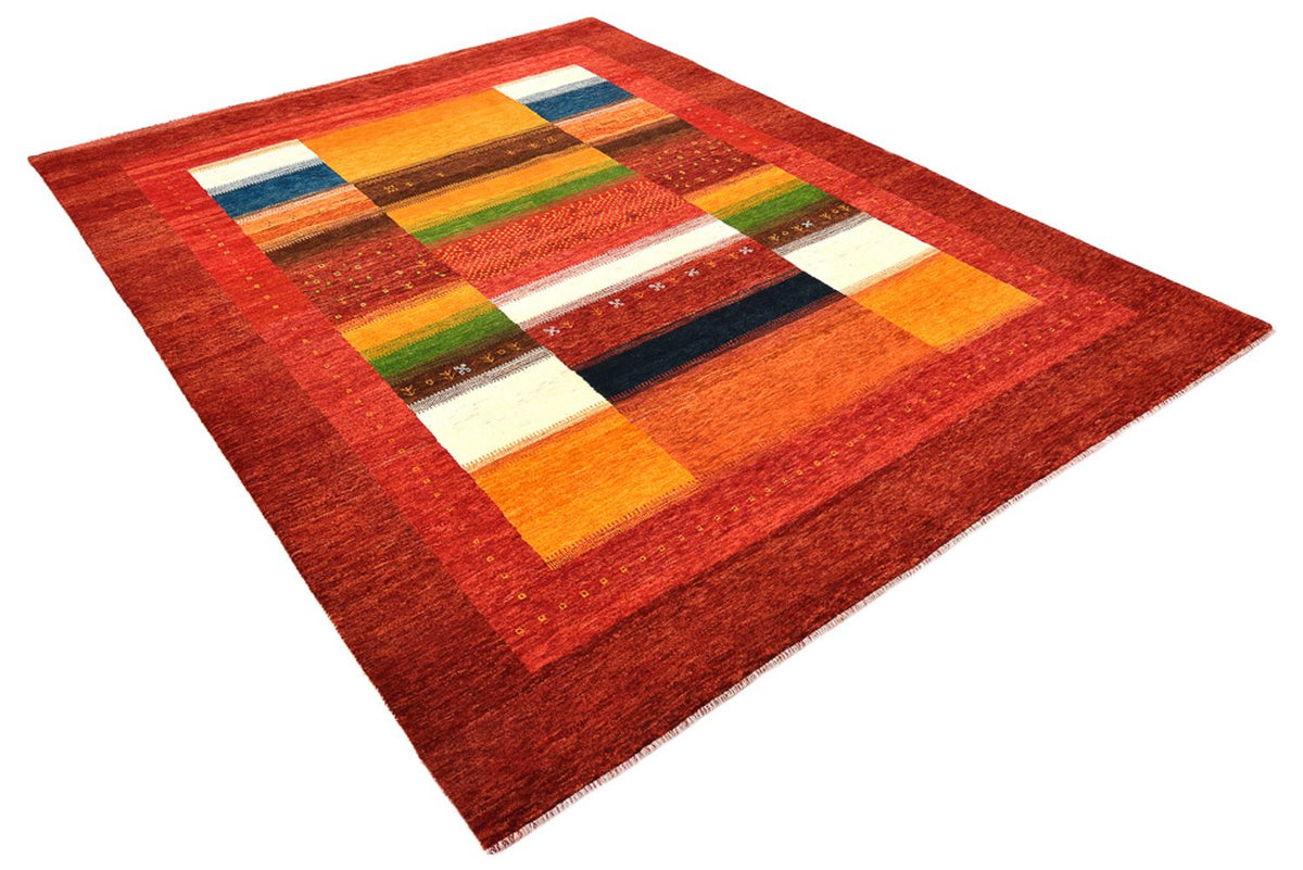 Gabbeh Teppich - Loribaft Indus - 259 x 203 cm - rot