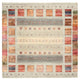Gabbeh Teppich - Loribaft Indus quadratisch  - 202 x 199 cm - hellbeige