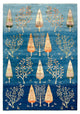 Gabbeh Teppich - Loribaft Indus - 247 x 173 cm - seeblau