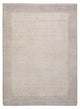 Gabbeh Teppich - Loribaft Indus - 201 x 146 cm - hellgrau
