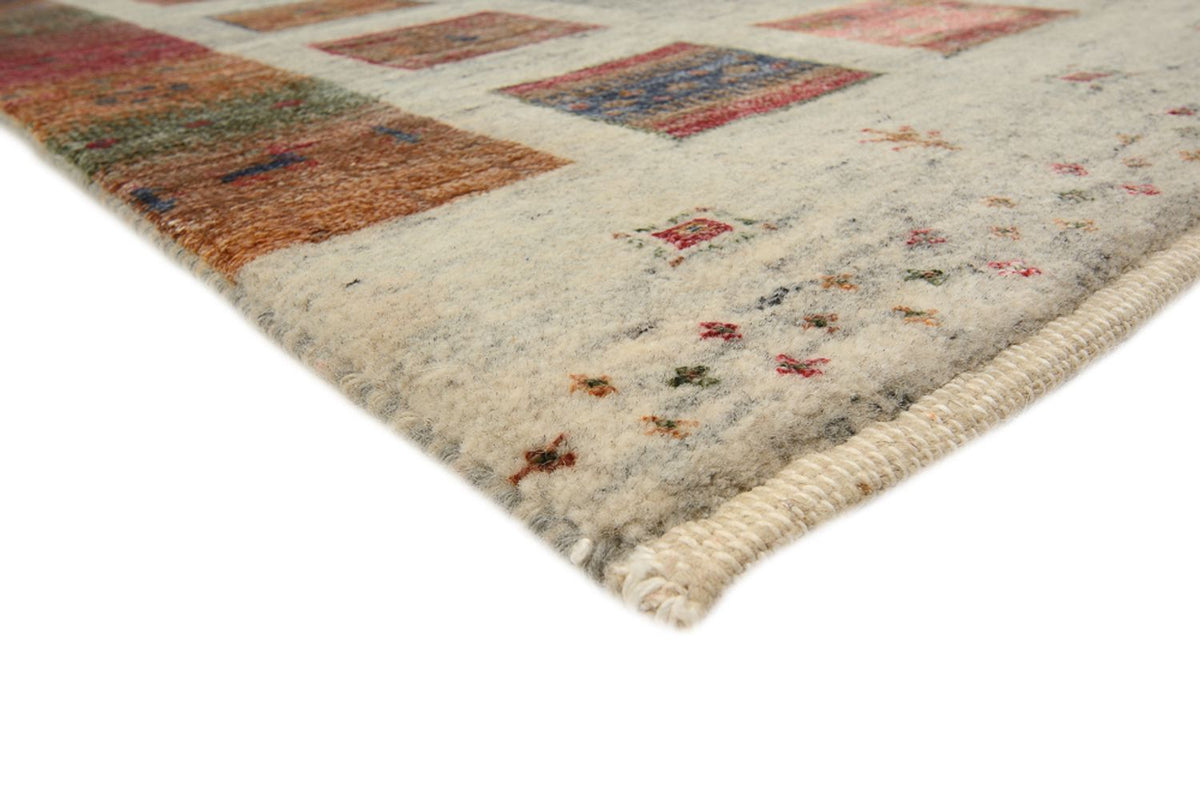 Läufer Gabbeh - Loribaft Indus - 306 x 85 cm - dunkelbeige