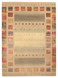 Gabbeh Teppich - Loribaft Indus - 351 x 254 cm - dunkelbeige