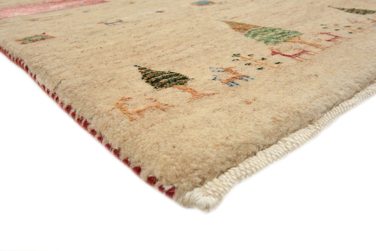 Gabbeh Teppich - Loribaft Indus - 236 x 205 cm - mehrfarbig