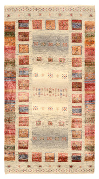 Gabbeh Teppich - Loribaft Indus - 139 x 74 cm - mehrfarbig