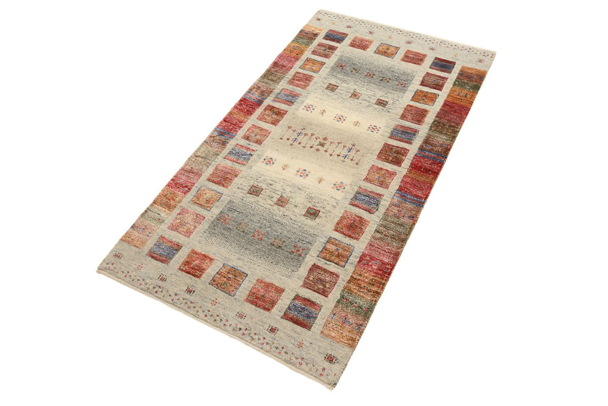 Gabbeh Teppich - Loribaft Indus - 75 x 140 cm - mehrfarbig