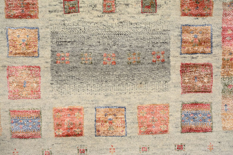 Gabbeh Teppich - Loribaft Indus - 140 x 75 cm - mehrfarbig