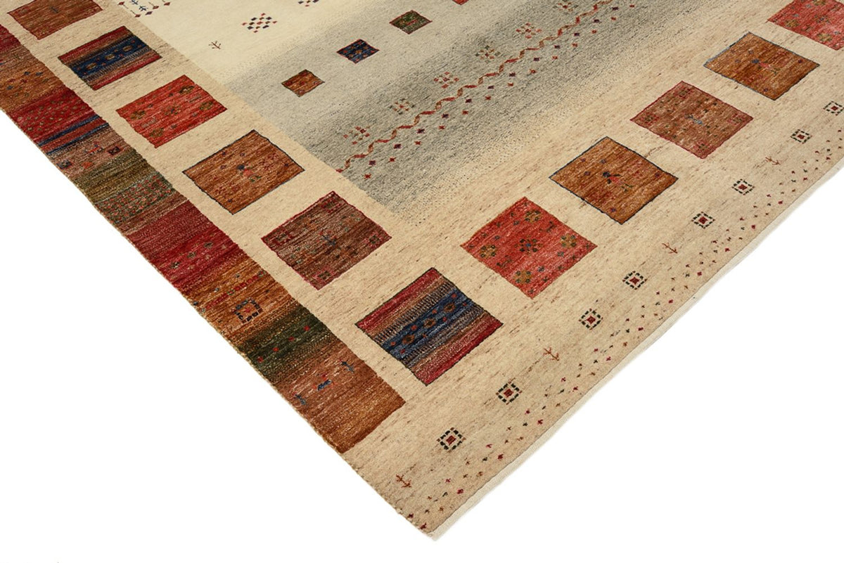 Gabbeh Teppich - Loribaft Indus - 302 x 206 cm - mehrfarbig