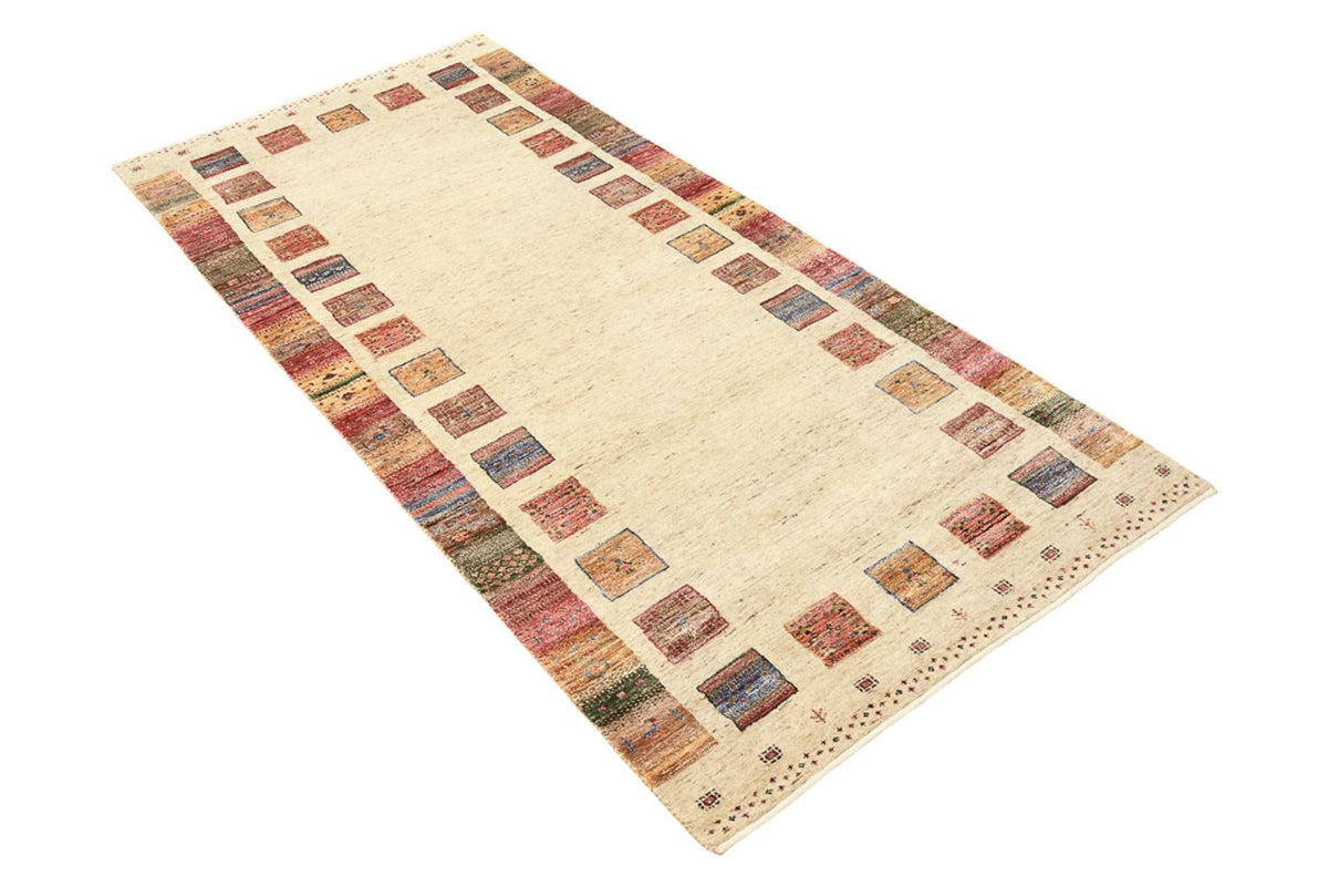 Läufer Gabbeh - Loribaft Indus - 202 x 94 cm - mehrfarbig