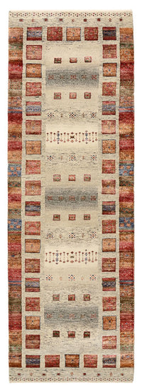 Läufer Gabbeh - Loribaft Indus - 256 x 84 cm - mehrfarbig