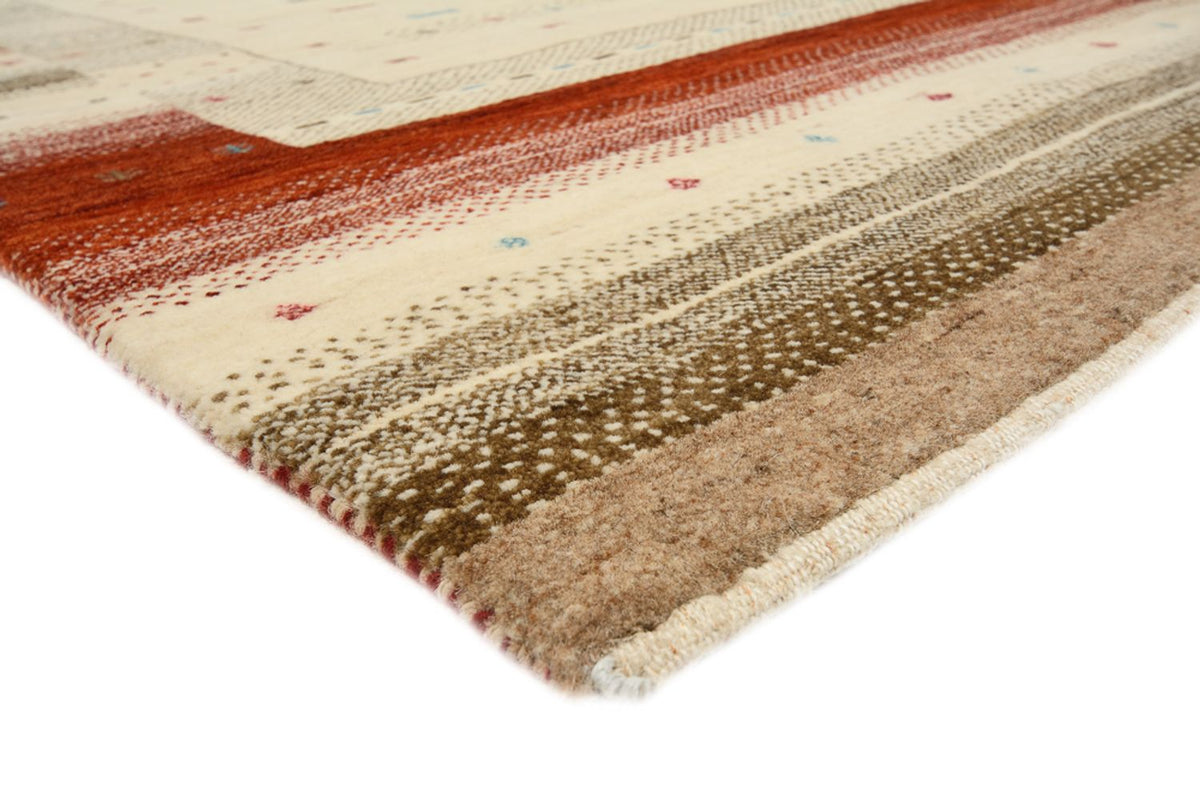 Gabbeh Teppich - Loribaft Indus - 229 x 174 cm - hellbeige