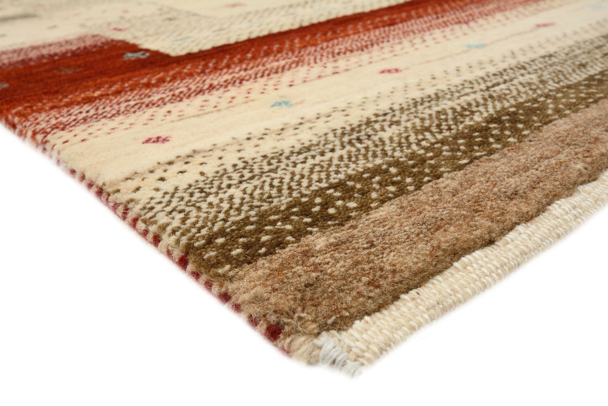 Gabbeh Teppich - Loribaft Indus - 199 x 155 cm - hellbeige
