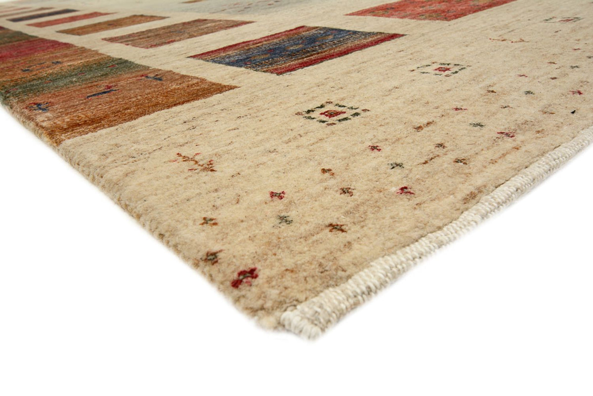 Gabbeh Teppich - Loribaft Indus - 306 x 205 cm - hellbeige
