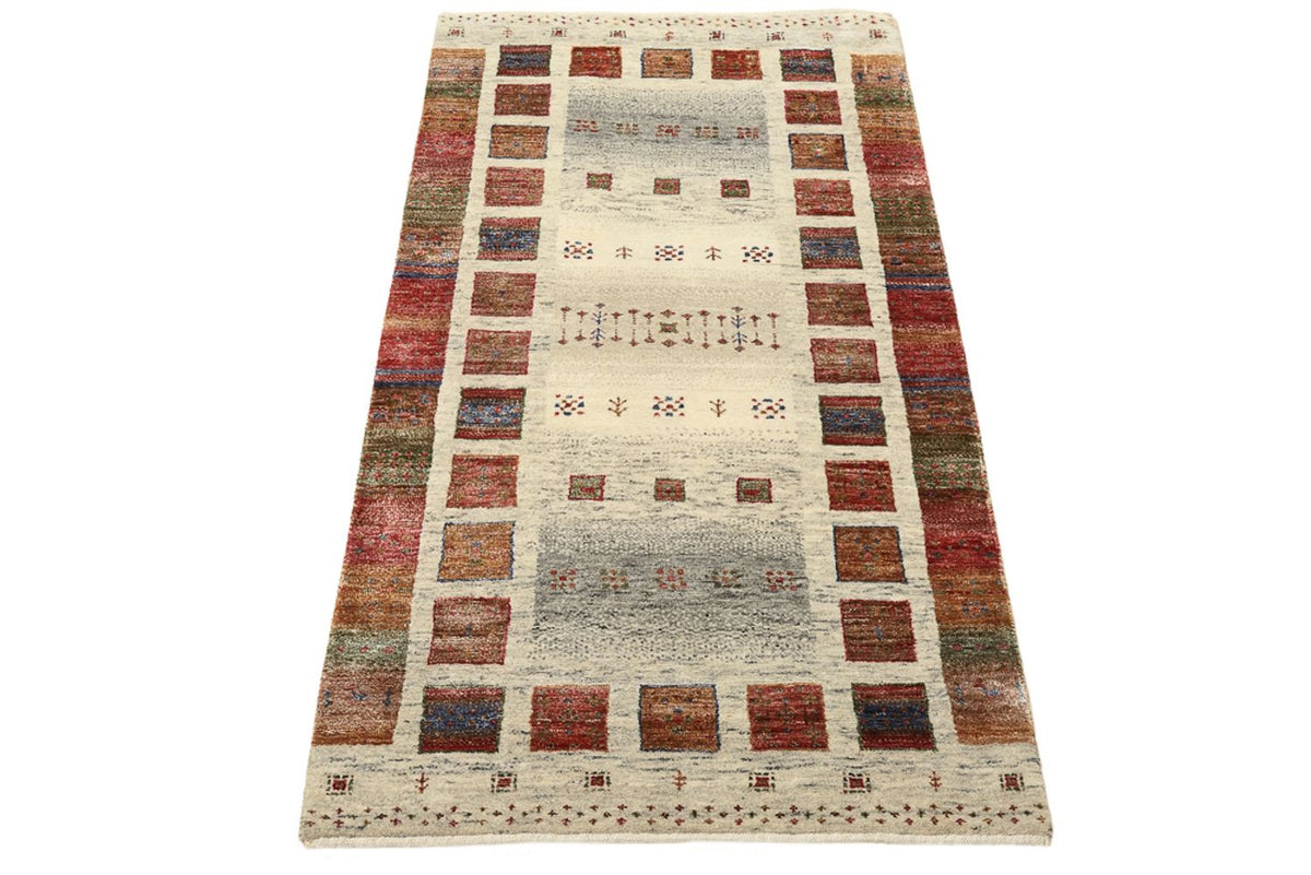 Gabbeh Teppich - Loribaft Indus - 141 x 76 cm - mehrfarbig