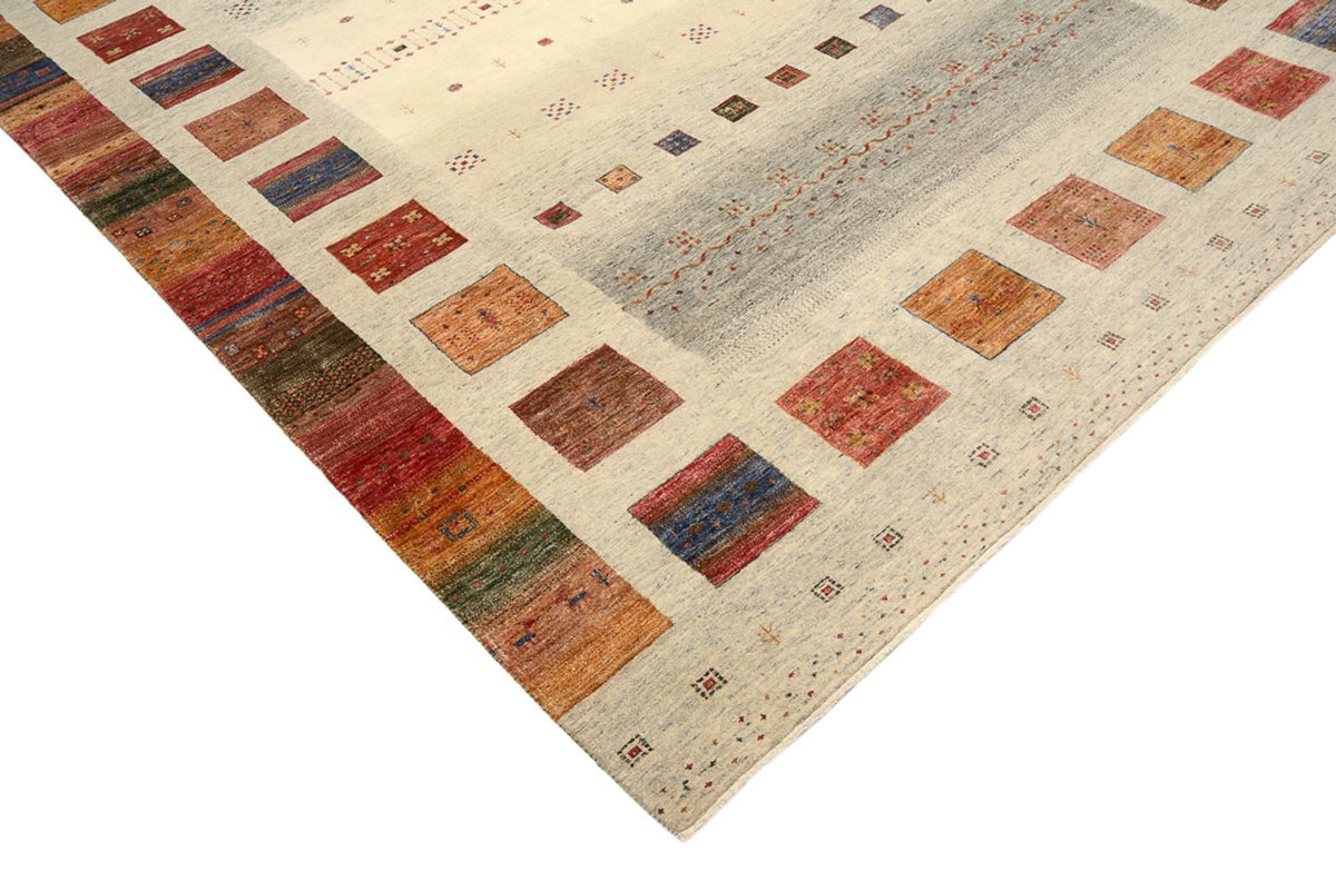 Gabbeh Teppich - Loribaft Indus - 348 x 250 cm - mehrfarbig