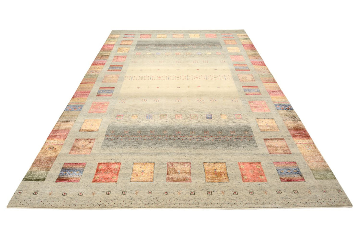 Gabbeh Teppich - Loribaft Indus - 341 x 248 cm - mehrfarbig