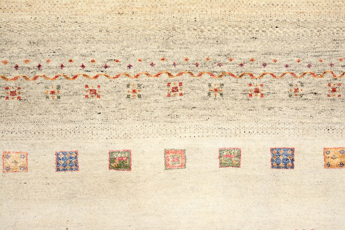 Gabbeh Teppich - Loribaft Indus - 207 x 148 cm - mehrfarbig