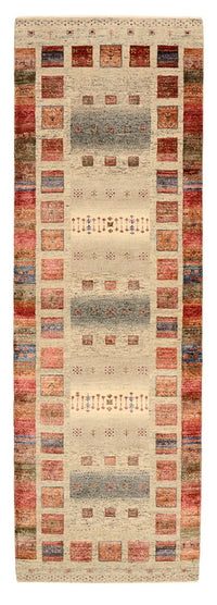 Läufer Gabbeh - Loribaft Indus - 247 x 82 cm - mehrfarbig