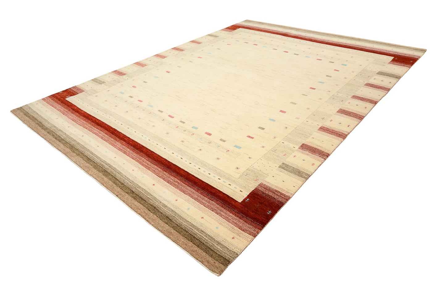 Indo Loribaft Teppich 349x251cm - Wollteppich