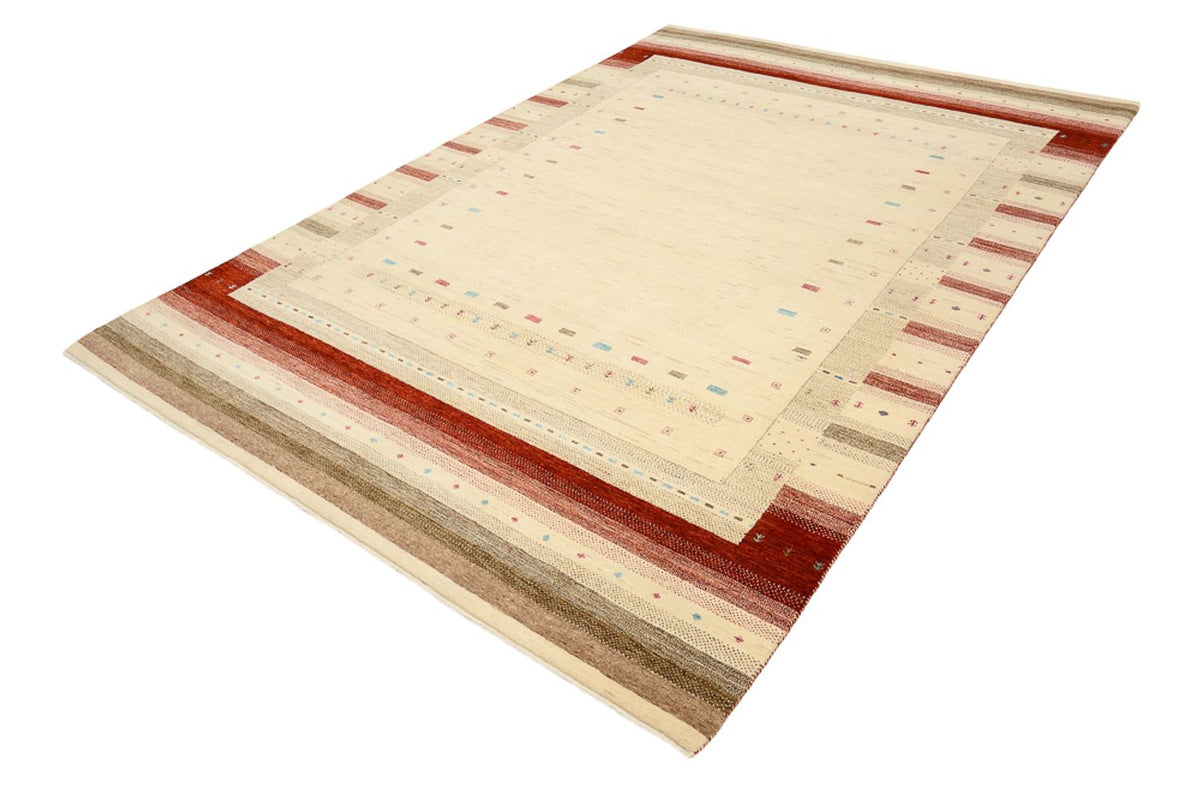 Gabbeh Teppich - Loribaft Indus - 296 x 203 cm - hellbeige