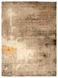 Designer Teppich - 367 x 270 cm - dunkelbeige