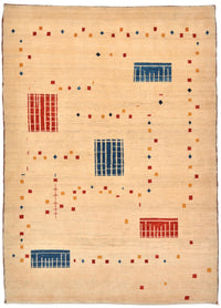 Gabbeh Teppich - Loribaft Perser 157 x 111 cm - mehrfarbig