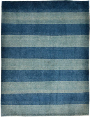 Gabbeh Teppich - Loribaft Perser 197 x 150 cm - blau