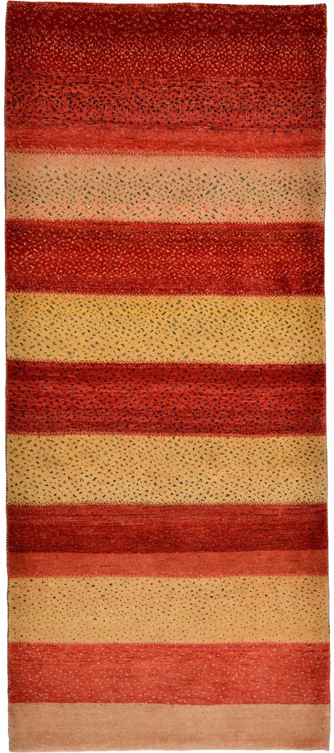 Gabbeh Teppich - Loribaft Perser 202 x 86 cm - rot