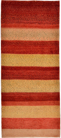 Gabbeh Teppich - Loribaft Perser 202 x 86 cm - rot