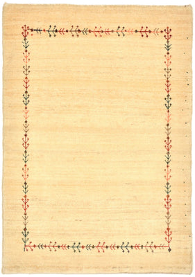 Gabbeh Teppich - Loribaft Perser 93 x 64 cm - natur