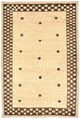 Gabbeh Teppich - Loribaft Perser 108 x 71 cm - sand
