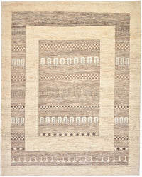 Gabbeh Teppich - Loribaft Perser 253 x 203 cm - sand