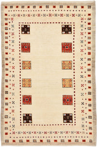 Gabbeh Teppich - Loribaft Perser 127 x 84 cm - mehrfarbig