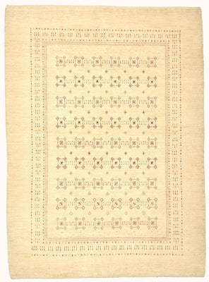 Gabbeh Teppich - Loribaft Perser 239 x 174 cm - beige