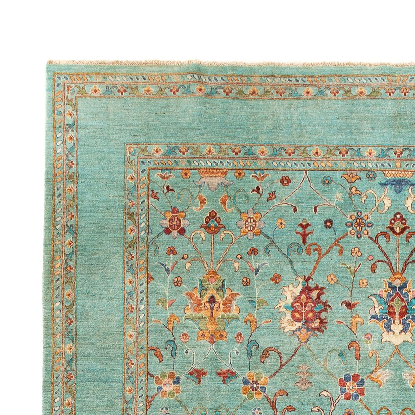Ziegler Teppich - Ariana - 347 x 237 cm - grün