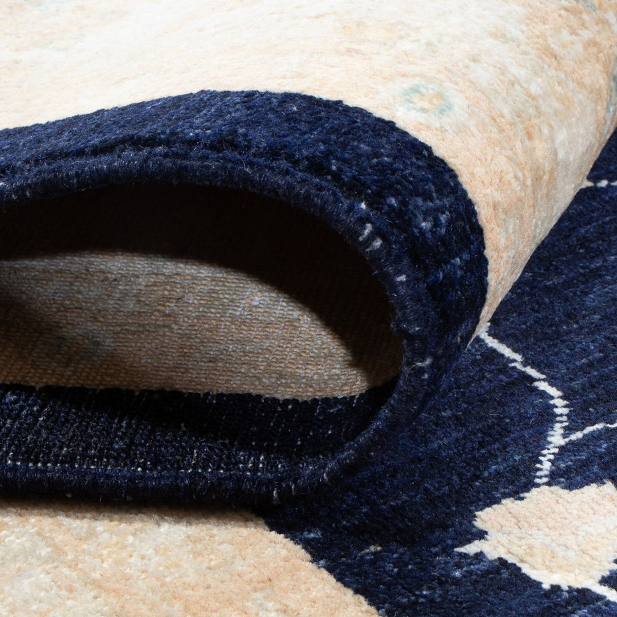 Ziegler Teppich - 332 x 248 cm - dunkelblau