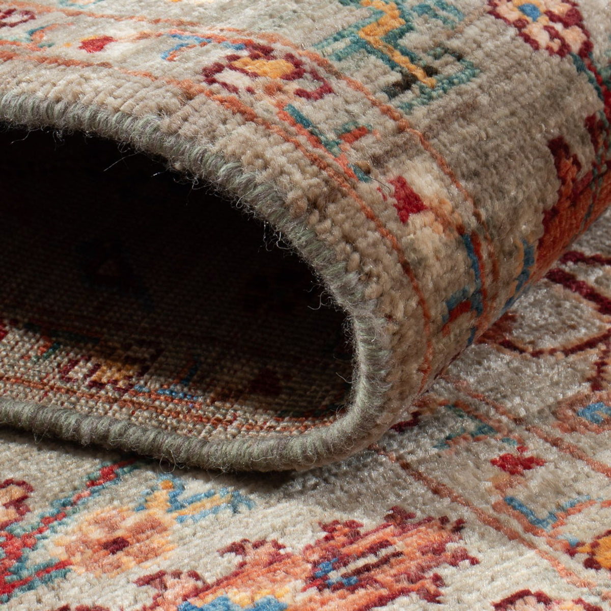 Ziegler Teppich - Ariana - 182 x 122 cm - dunkelbeige