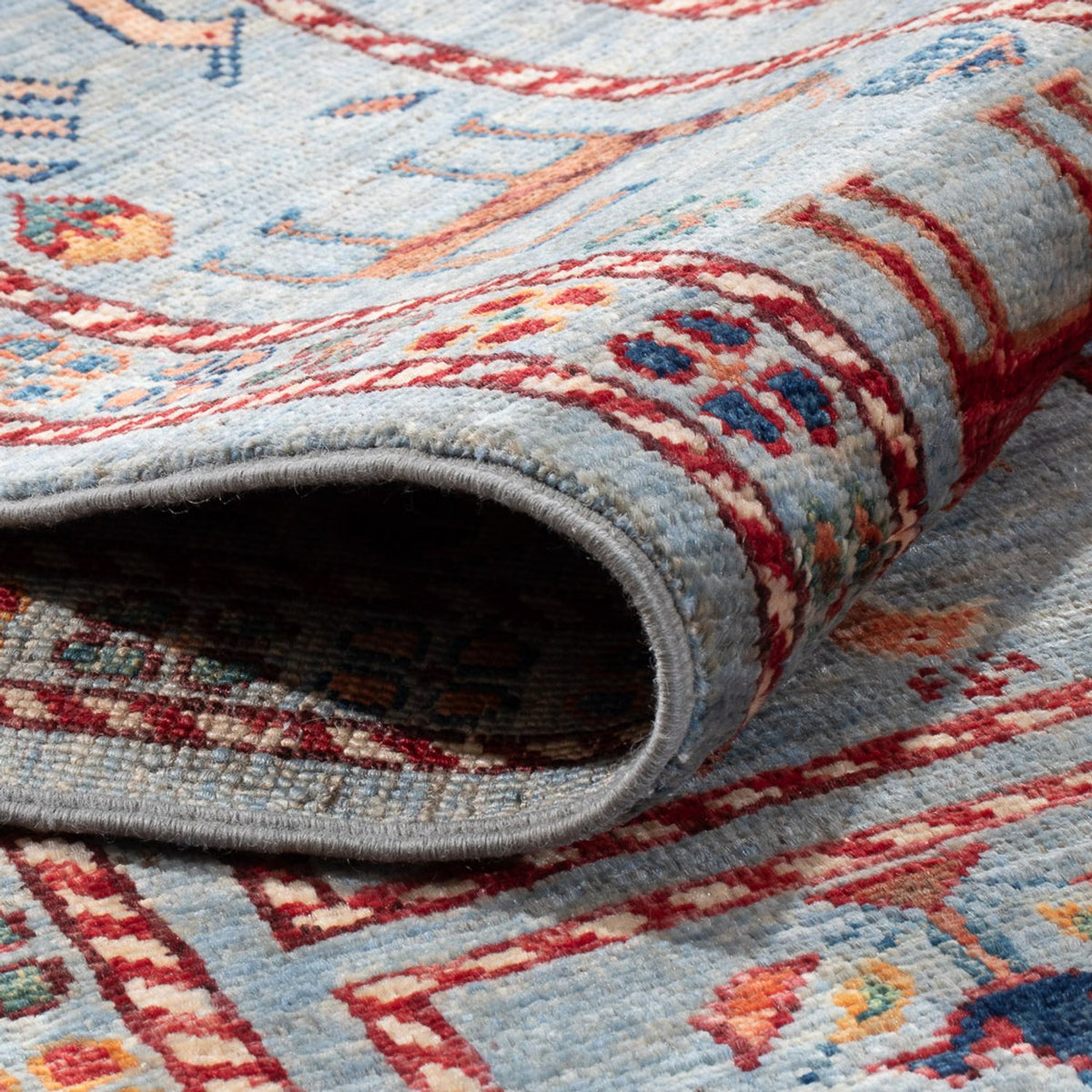 Ziegler Teppich - Ariana - 198 x 156 cm - hellblau