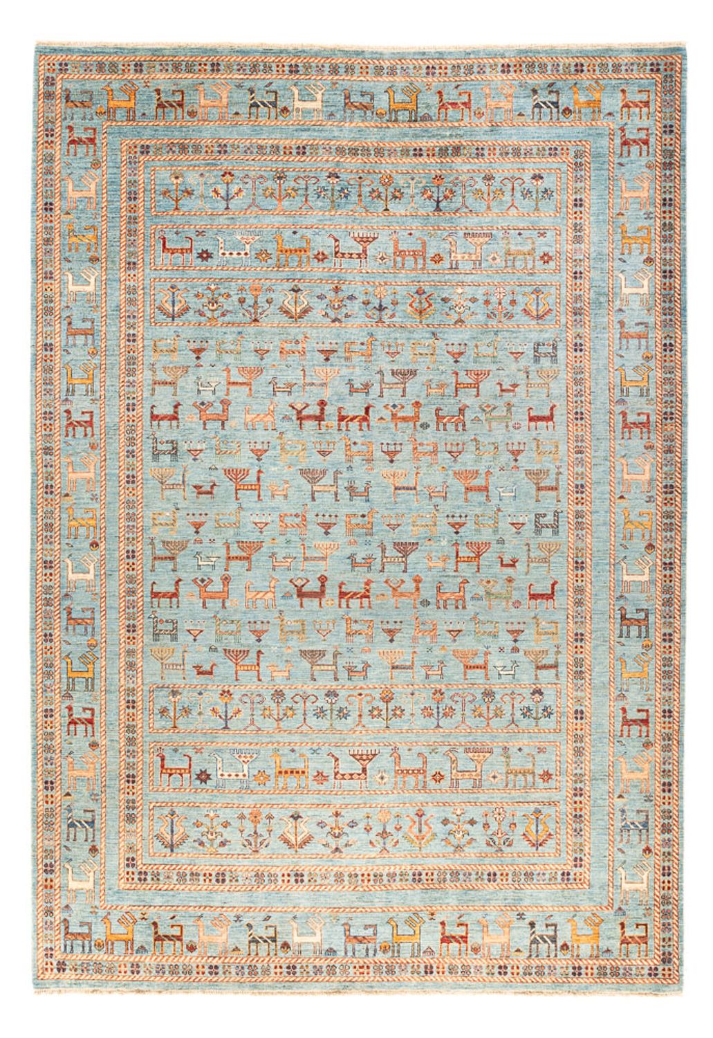Ziegler Teppich - Ariana - 300 x 209 cm - hellblau