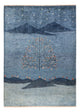 Ziegler Teppich - Ariana - 242 x 172 cm - seeblau