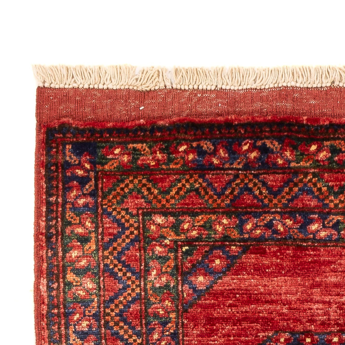 Läufer Afghan - 206 x 84 cm - rot
