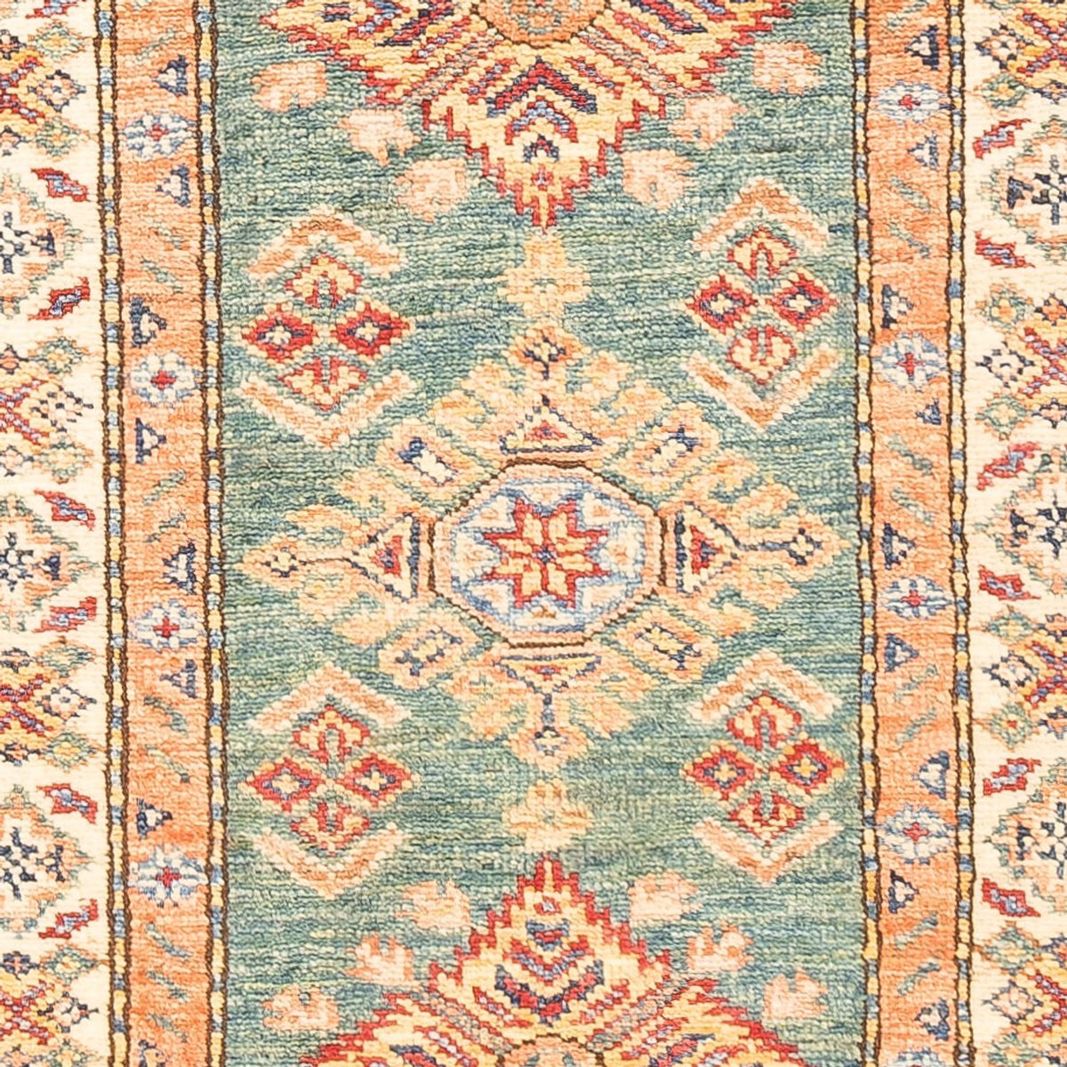 Läufer Ziegler - Kazak - 178 x 58 cm - hellgrün