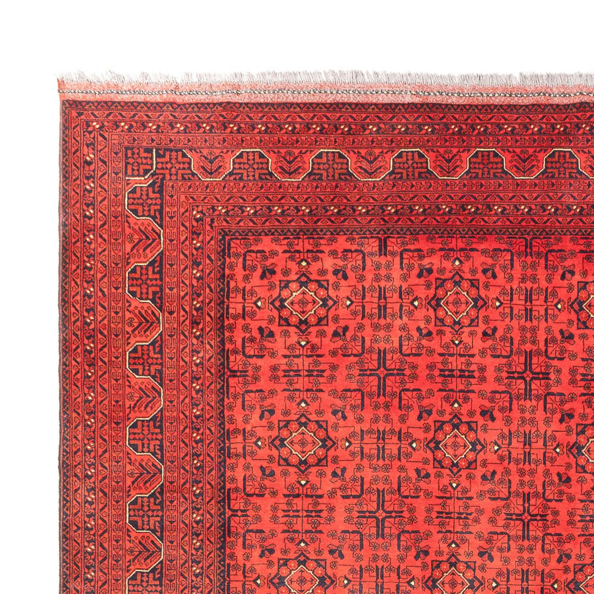 Afghan Teppich - Kunduz - 393 x 300 cm - rot